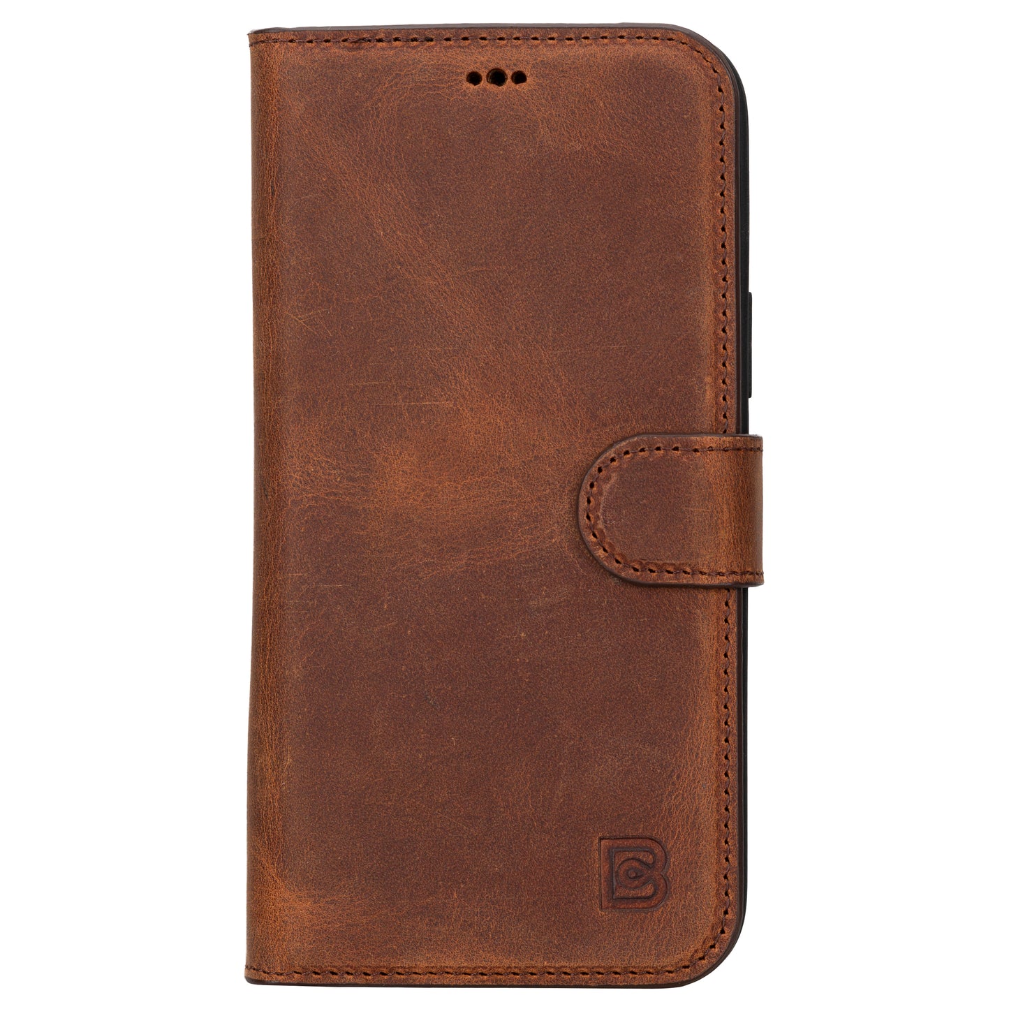 Magic iPhone 16 Detachable Genuine Leather Case