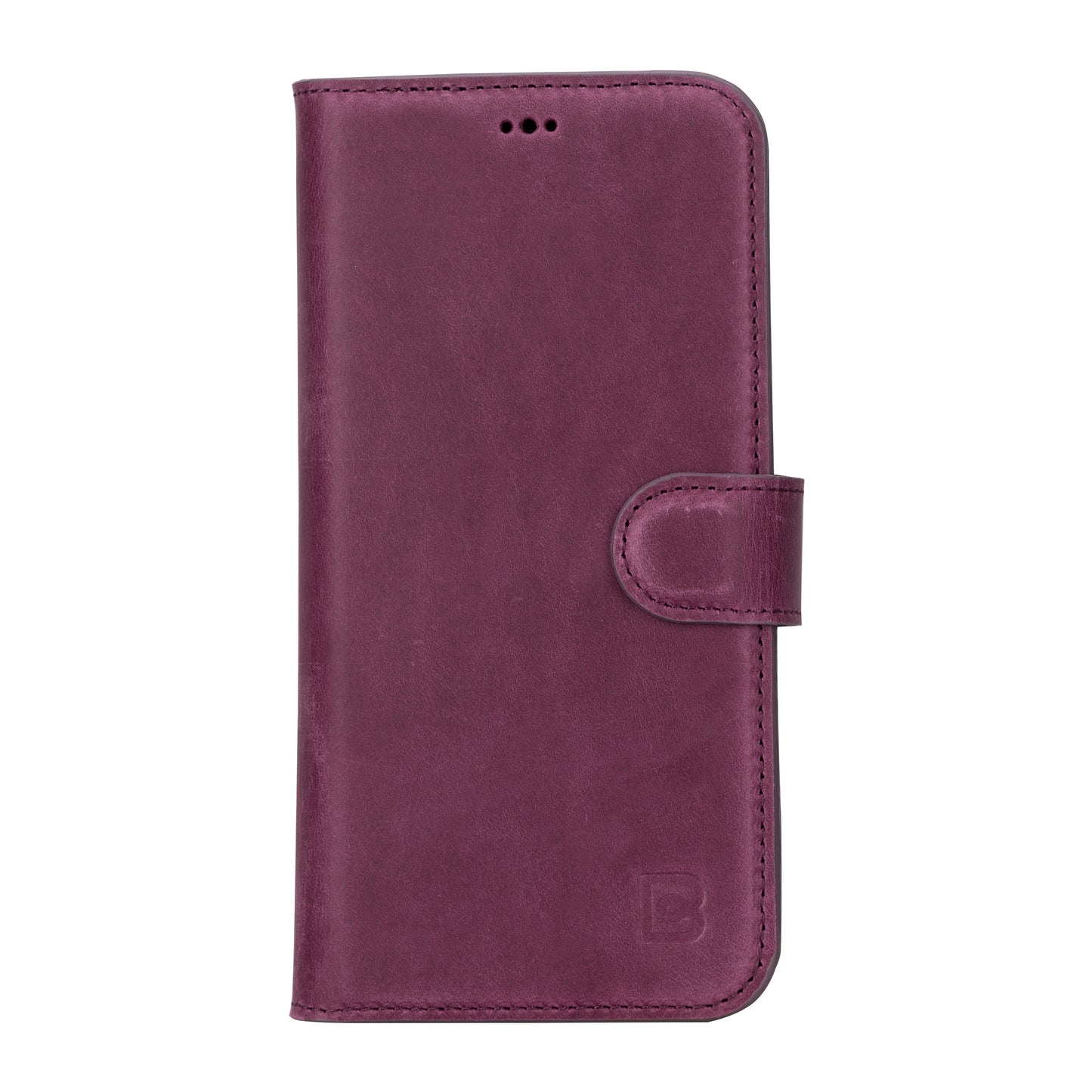 Magic iPhone 16 Plus Detachable Genuine Leather Case