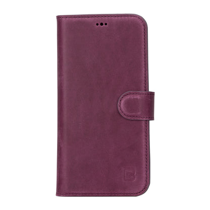 Magic iPhone 16 Plus Detachable Genuine Leather Case