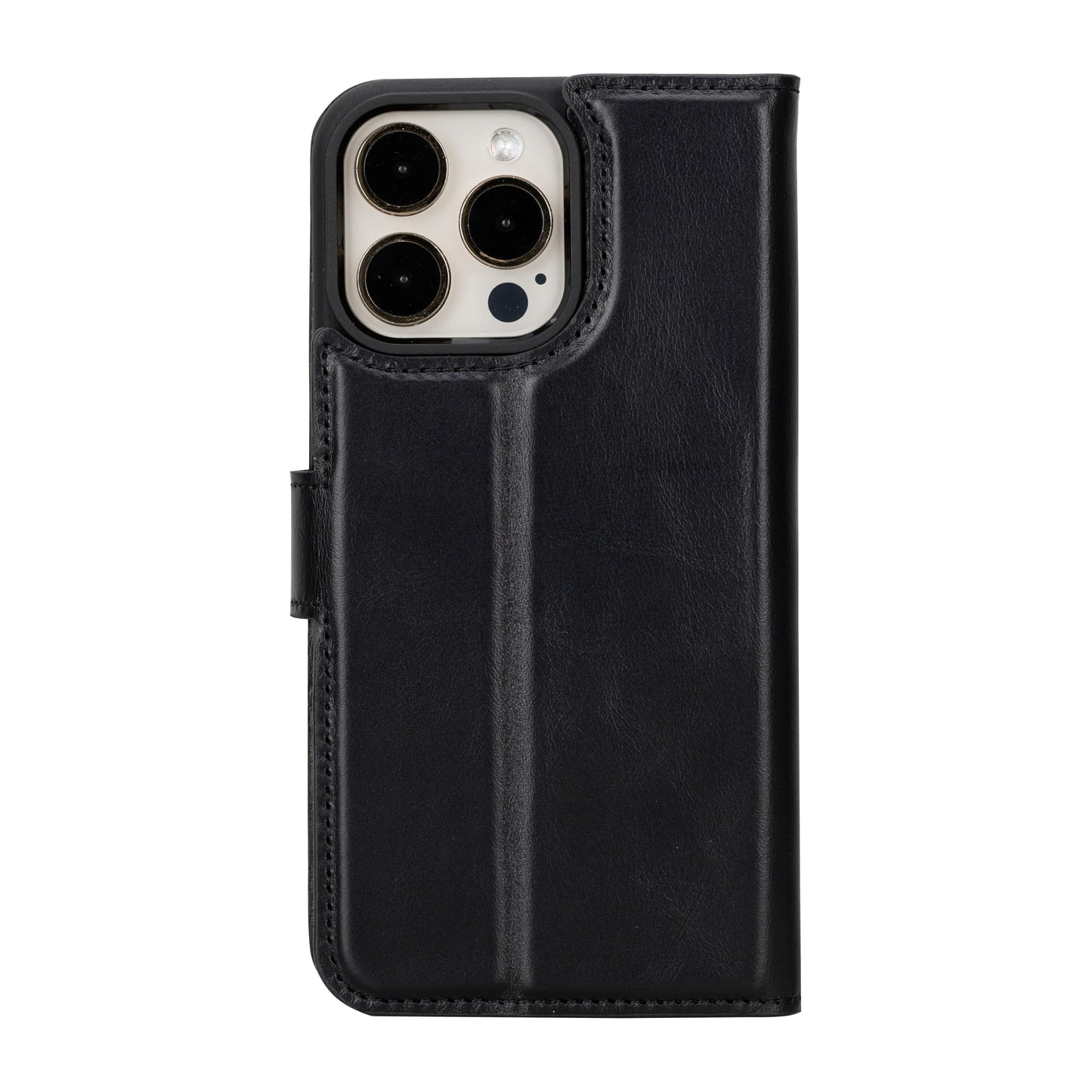 Magic iPhone 16 Pro Max Detachable Genuine Leather Case