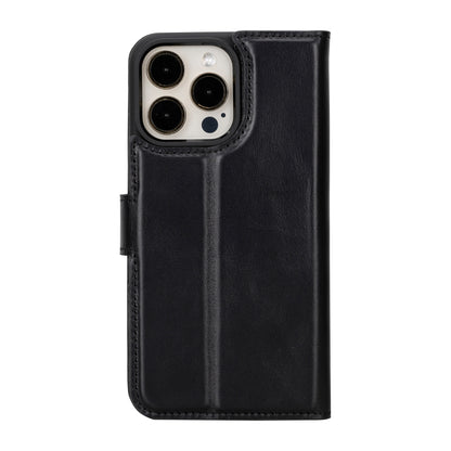 Magic iPhone 16 Pro Detachable Genuine Leather Case