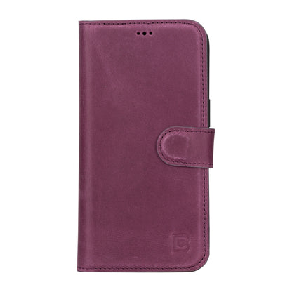 Magic iPhone 16 Pro Detachable Genuine Leather Case