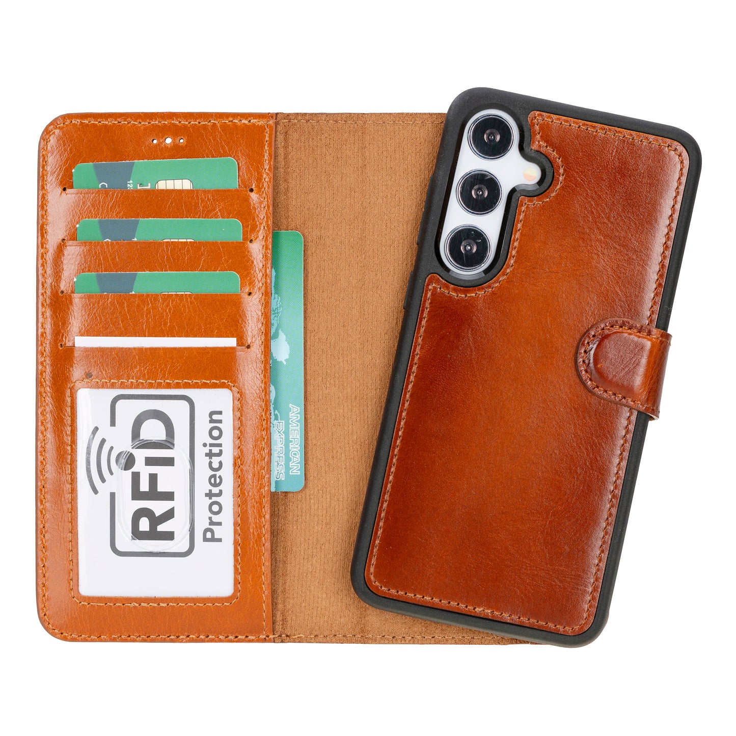 Samsung Galaxy S24 Series Leather Wallet Cases RFID - MW