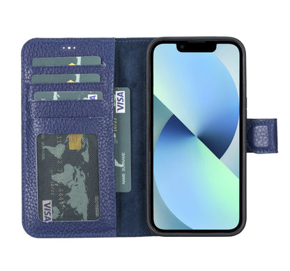 Magic iPhone 13 Pro Detachable Leather Wallet Case