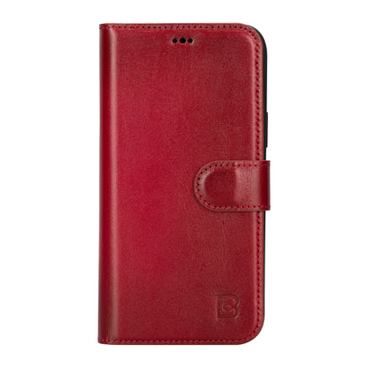 Magic iPhone 16 Plus Detachable Genuine Leather Case