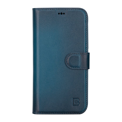 Magic iPhone 16 Detachable Genuine Leather Case