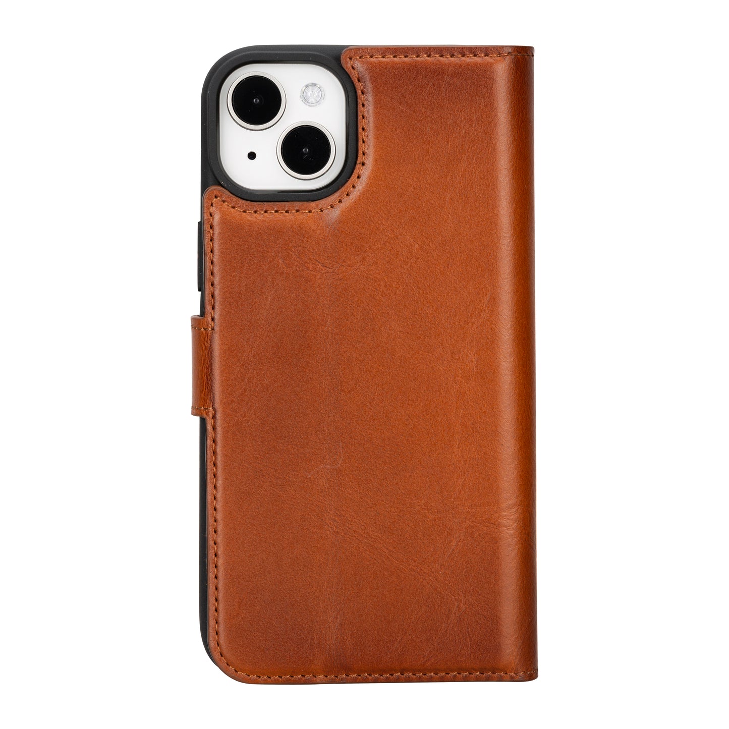 Magic iPhone 16 Detachable Genuine Leather Case