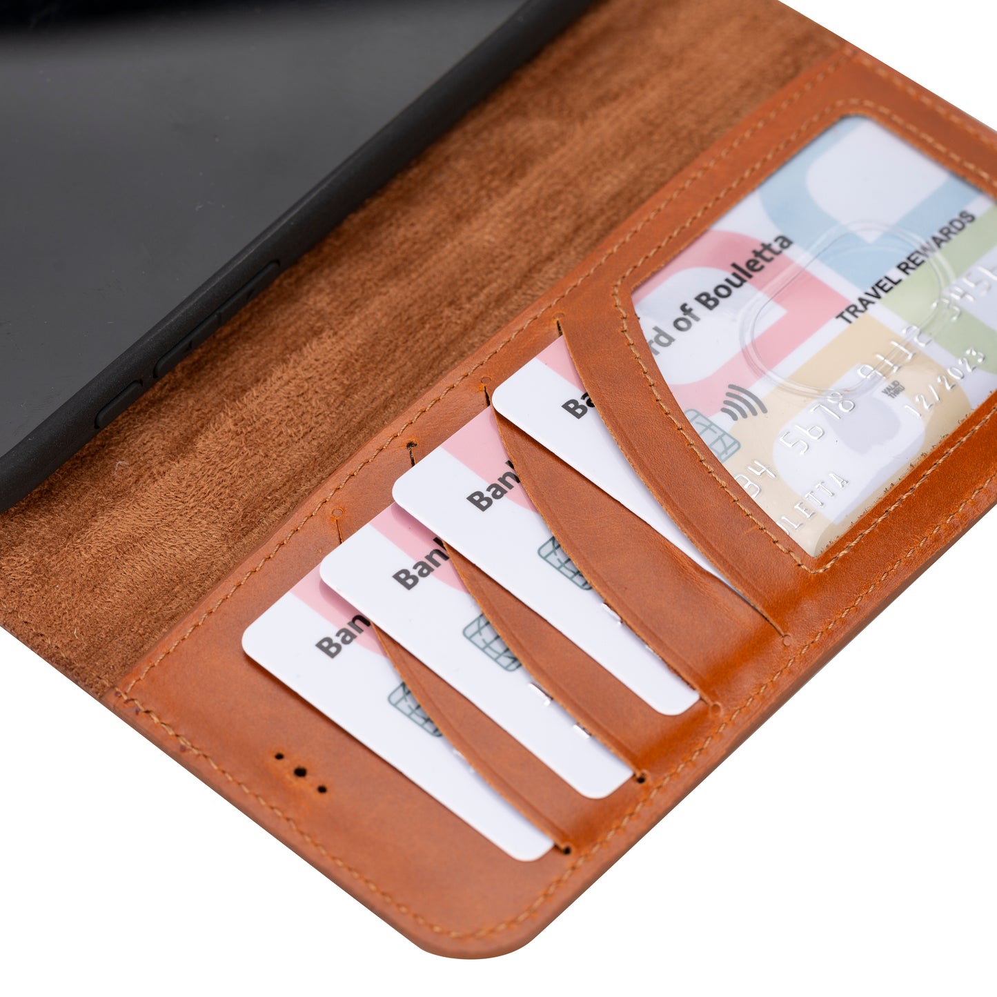 Magic iPhone 16 Plus Detachable Genuine Leather Case