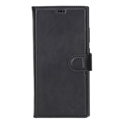 Magic Samsung Galaxy S24 Series Detachable Genuine Leather Wallet Case - MW