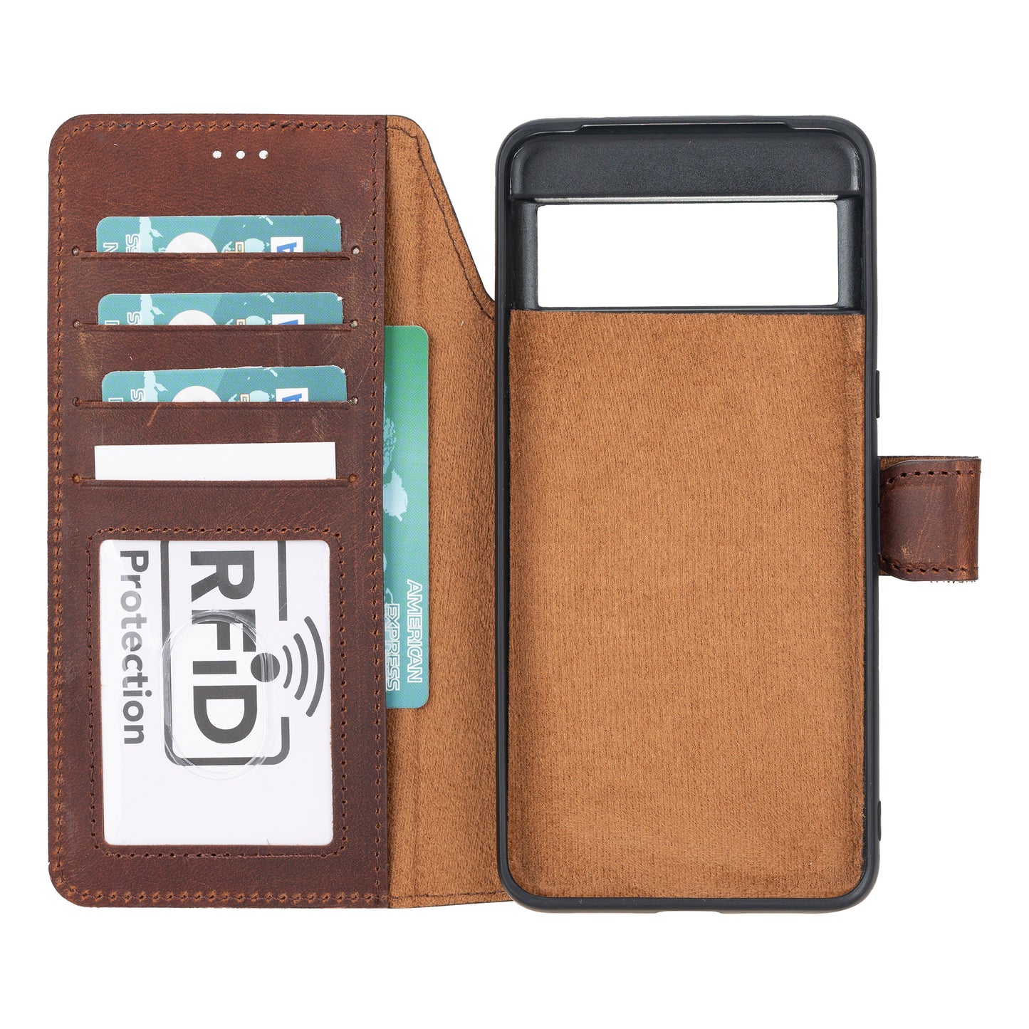 Magic Google Pixel 10 Pro Leather Detachable Wallet Case