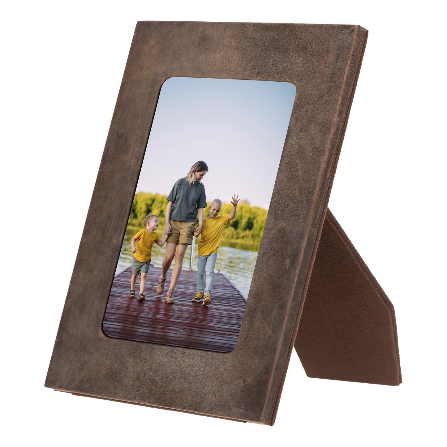 Live Leather Photo Frame