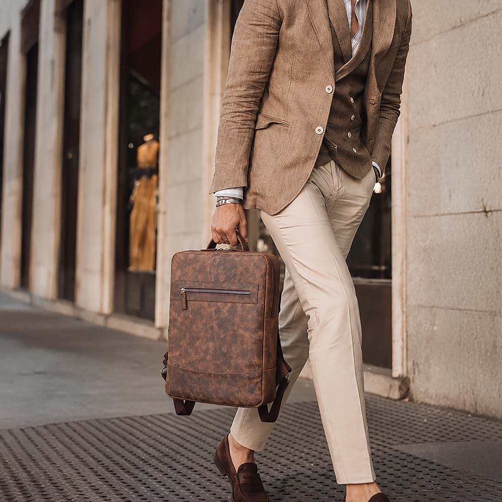 Marlow Leather Backpack