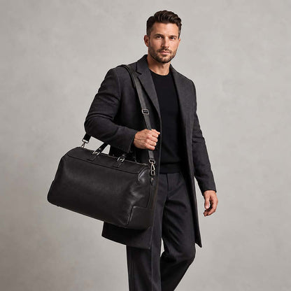 Marcovio Leather Travel Bag