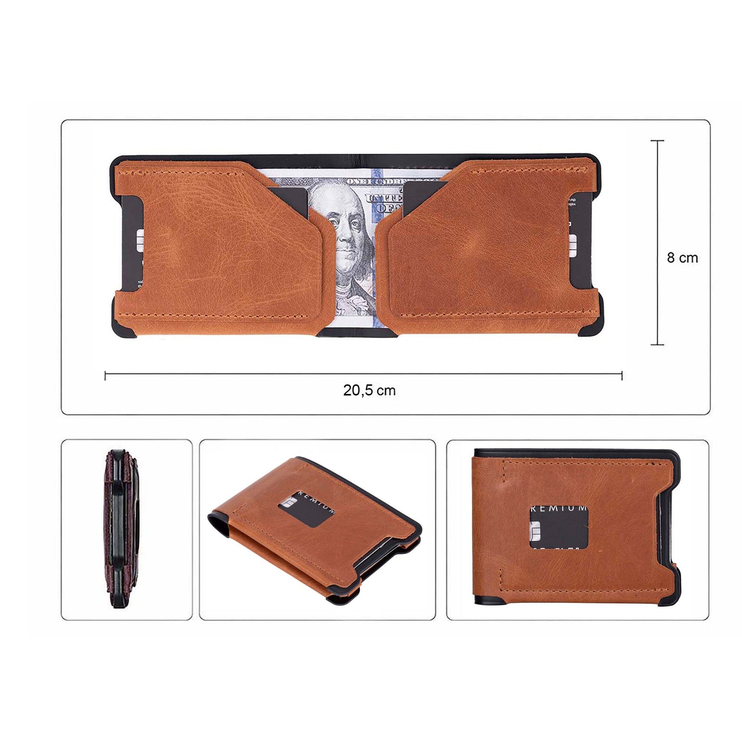 Valdes Leather Men's Wallet