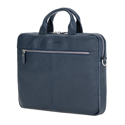 Apollo Leather Business Briefcase / Laptop Case 14"