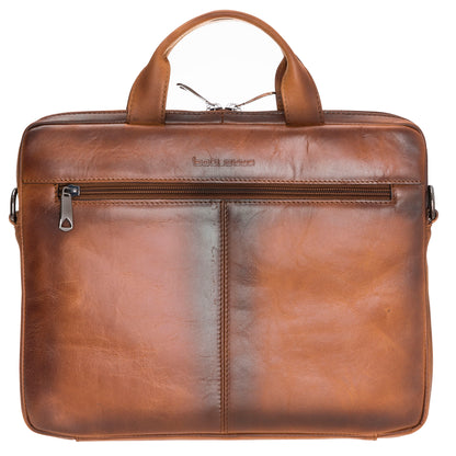 Apollo Leather Business Briefcase / Laptop Case 14"