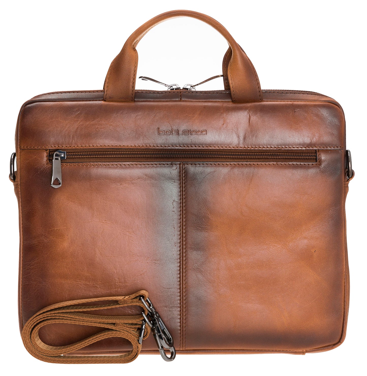 Apollo Leather Business Briefcase / Laptop Case 14"