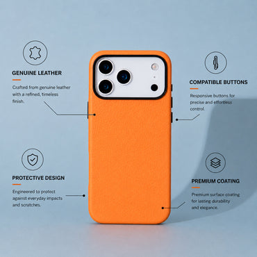 Prestige iPhone 17 Pro Leather Case