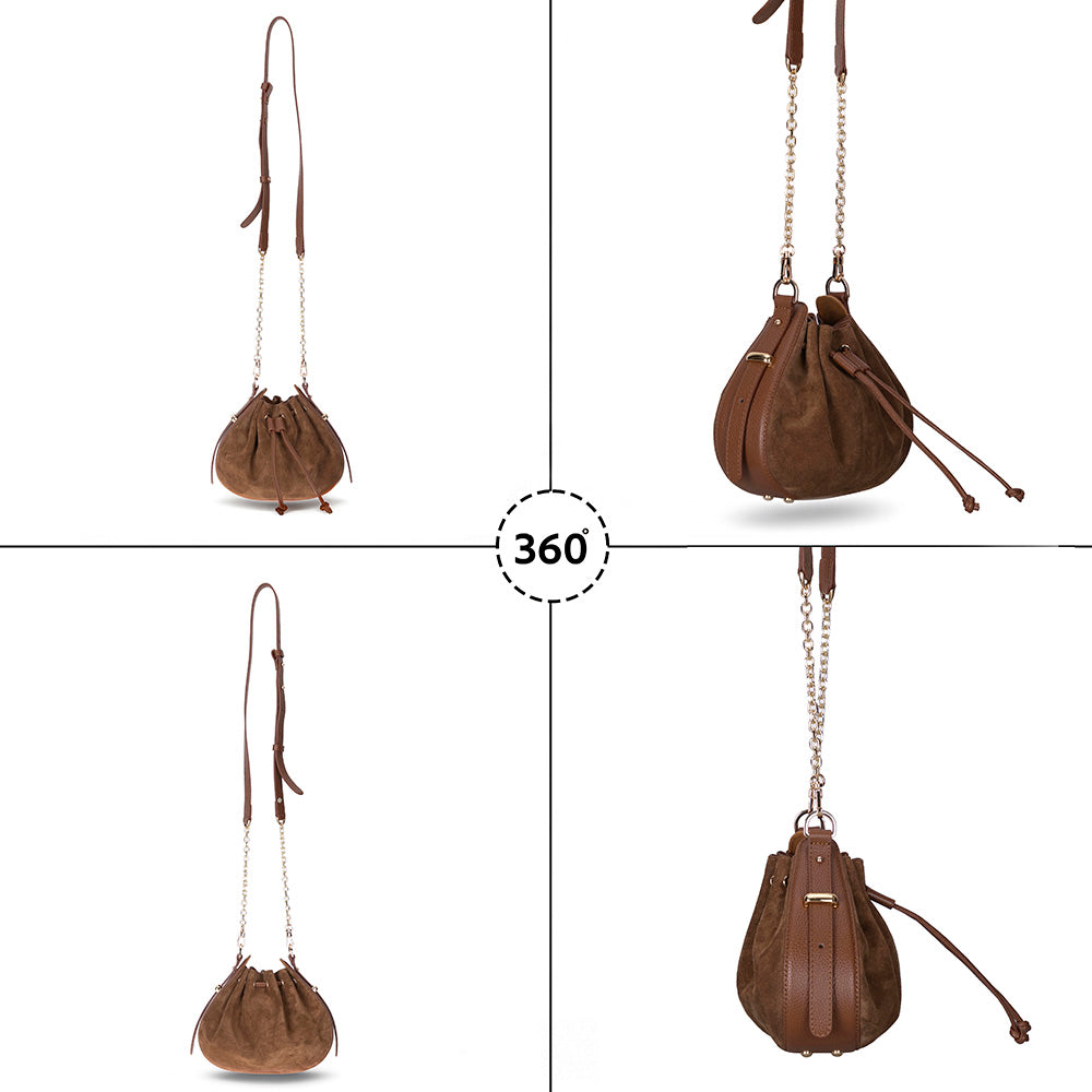 Valentina Women's Suede Leather Bag