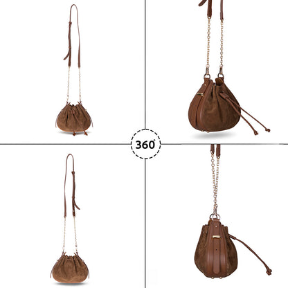 Valentina Women's Suede Leather Bag