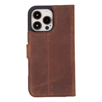 Magic iPhone 16 Pro Max Detachable Leather Wallet Case