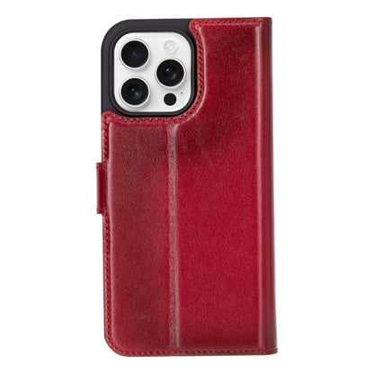 Magic iPhone 16 Pro Max Detachable Leather Wallet Case