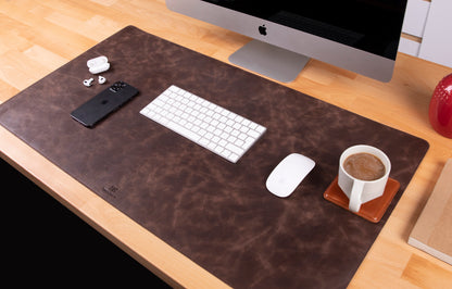 Axion Natural Leather Desk Mat