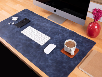 Single Layer Leather Desk Mat Large Size