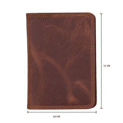 Carvan Leather License Registration Holder