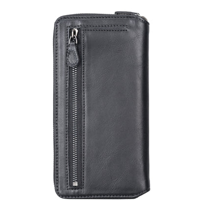 Delfi, Trina iPhone 13 Pro Max Leather Detachable and Zipper Wallet Case