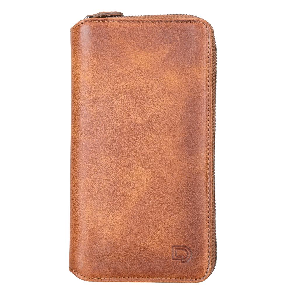 Delfi, Trina iPhone 13 Leather Detachable and Zipper Wallet Case