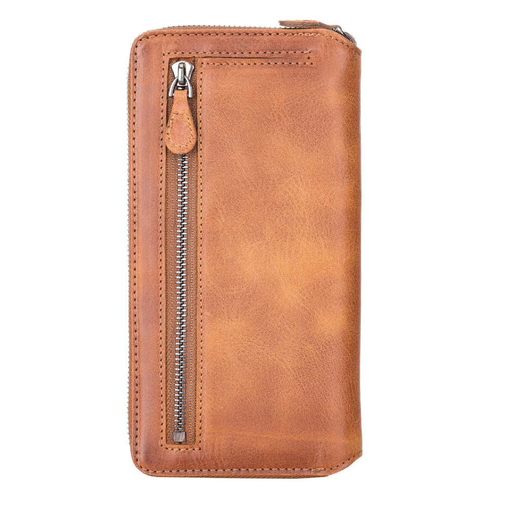 Delfi, Trina iPhone 13 Pro Max Leather Detachable and Zipper Wallet Case