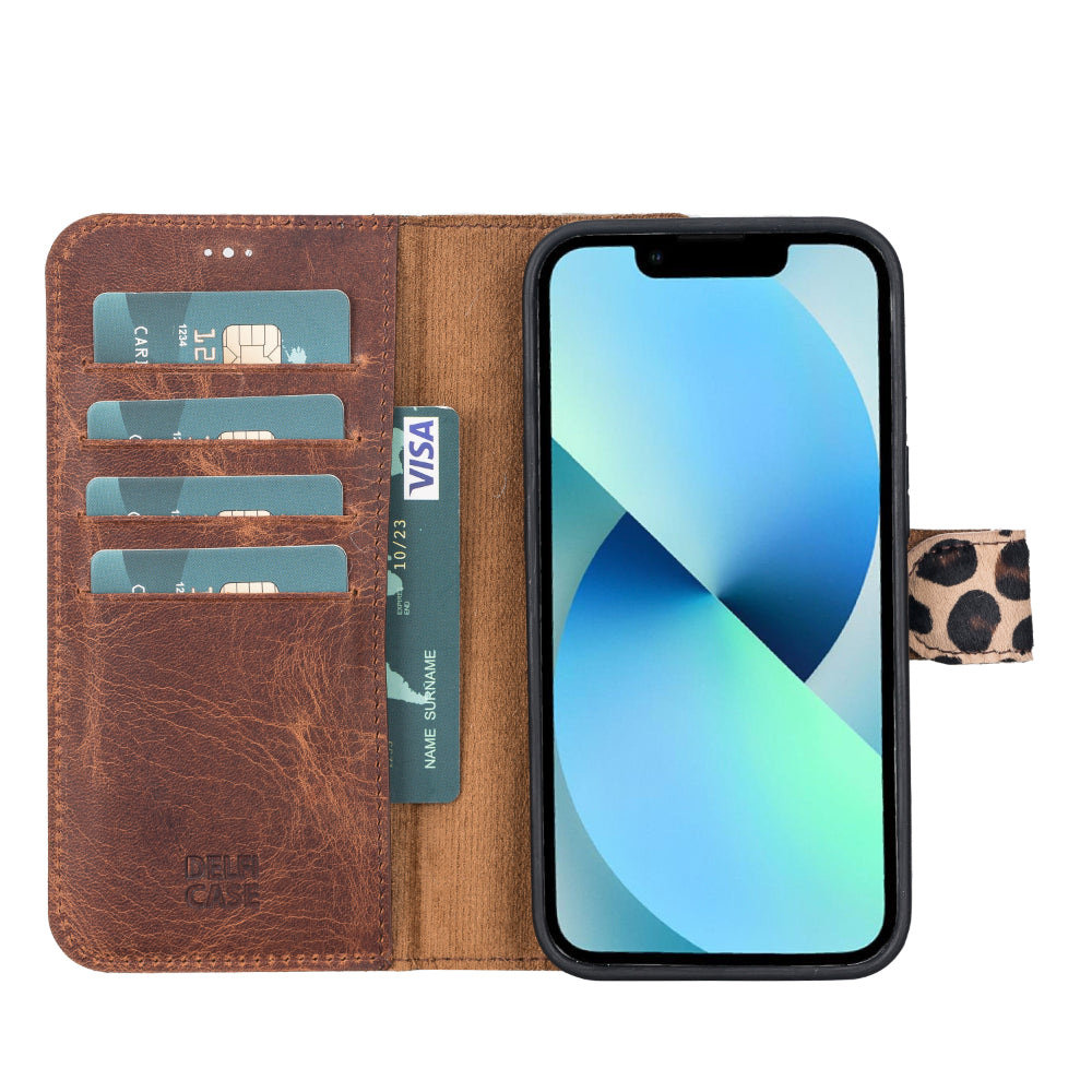 Delfi, Magic Leather iPhone 13 Pro Detachable Wallet Case