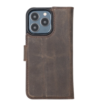 Delfi, Magic Leather iPhone 13 Pro Detachable Wallet Case