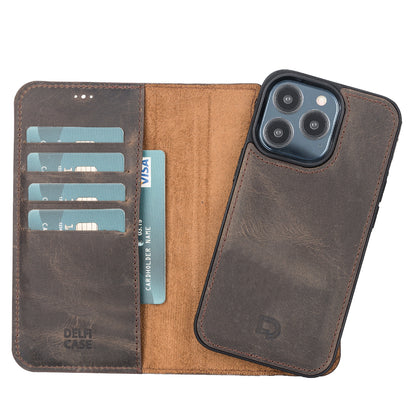 Delfi, Magic Leather iPhone 13 Pro Detachable Wallet Case