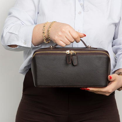 Ella Leather Makeup Bag
