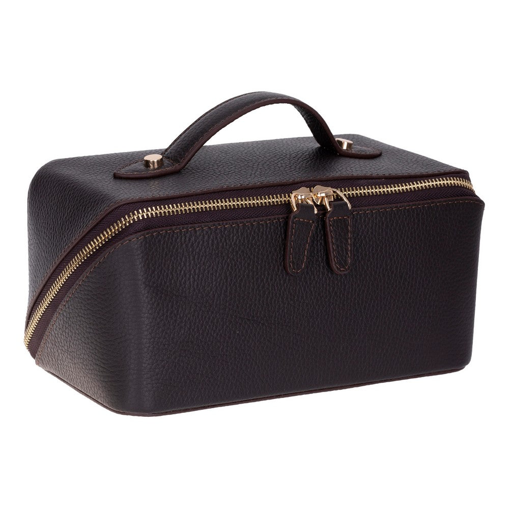 Ella Leather Makeup Bag