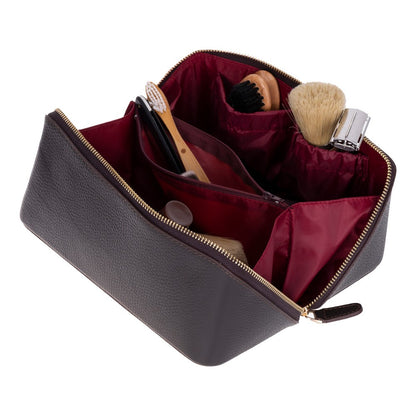 Ella Leather Makeup Bag