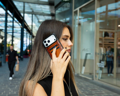 Flex Cover Leather iPhone 17 Pro Case with Card Holder