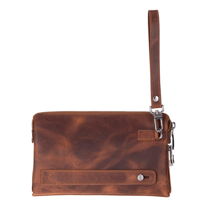 Lupus Leather Clutch Bag