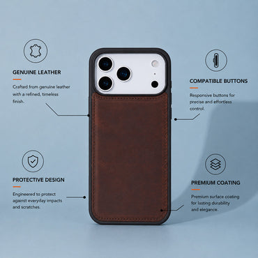 Flex Cover iPhone 17 Pro Max Leather Case