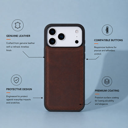 Flex Cover iPhone 17 Pro Leather Case