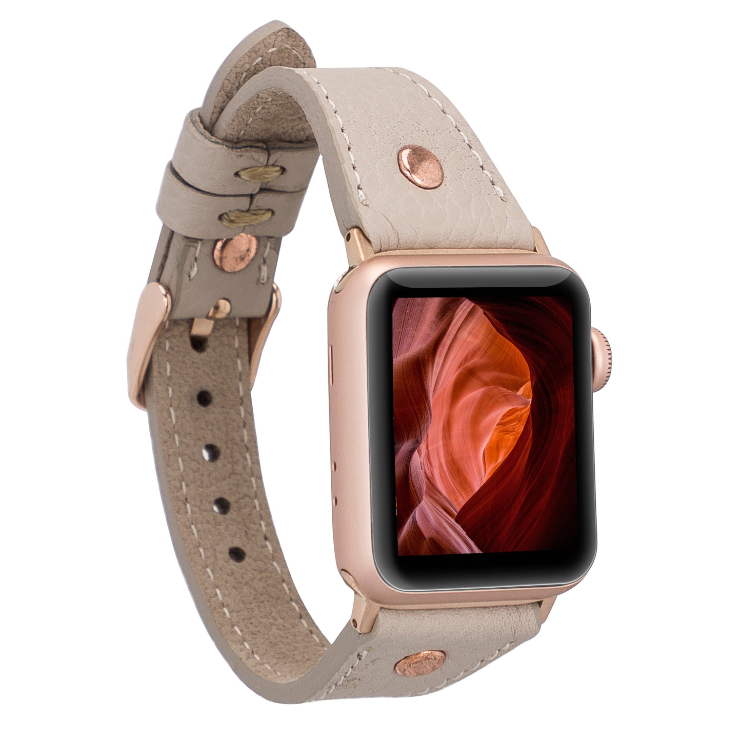 Slim Leather Apple Watch Band
