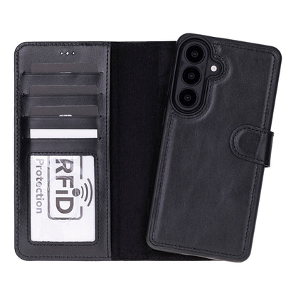 Magic Samsung Galaxy S26 Plus Detachable Leather Wallet Case