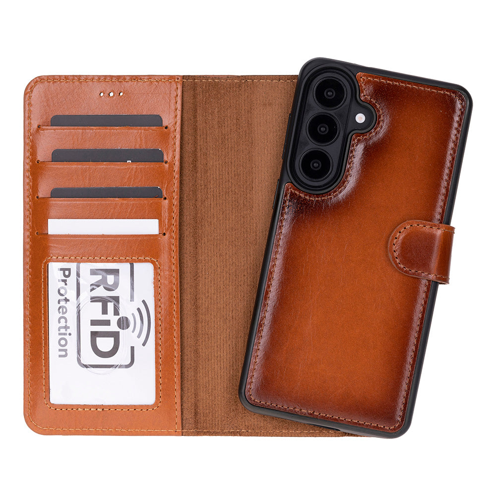 Magic Samsung Galaxy S26 Leather Detachable Wallet Case