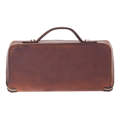 Ella Leather Makeup Bag