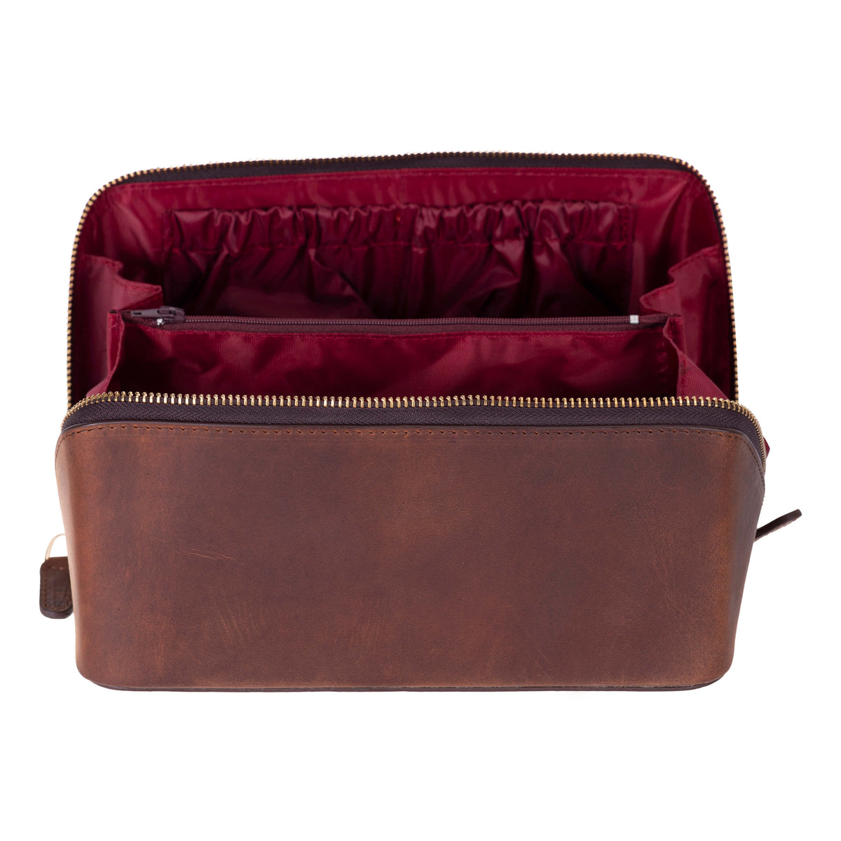 Ella Leather Makeup Bag