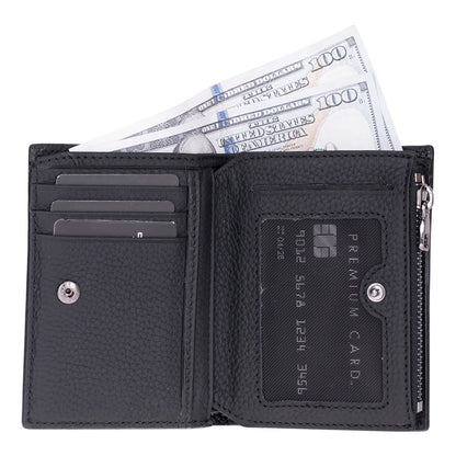 Rexon Leather Men's Wallet with Zipper