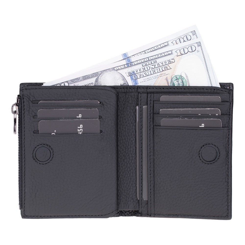 Rexon Leather Men's Wallet with Zipper