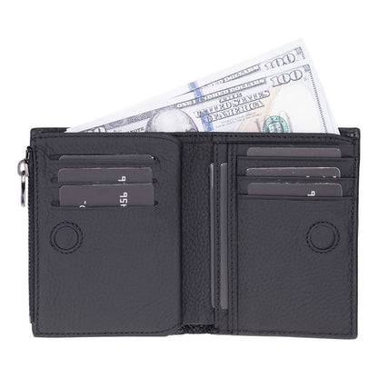 Rexon Leather Men's Wallet with Zipper